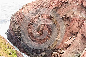 Geological Syncline at CobblerÃ¢â¬â¢s Hole.